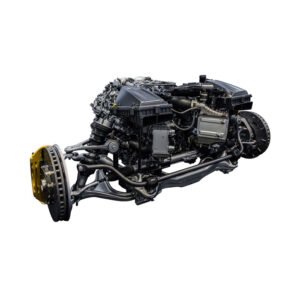 Car Axle Systems with Engine Car Chassis